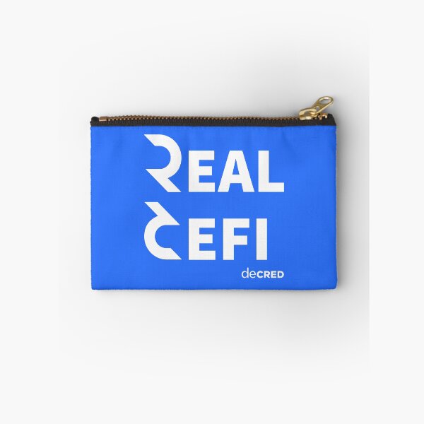Aperçu de l'œuvre Decred Real Defi - DCR Blue © v1 (Design horodaté par https://timestamp.decred.org/) créée et vendue par OfficialCryptos.