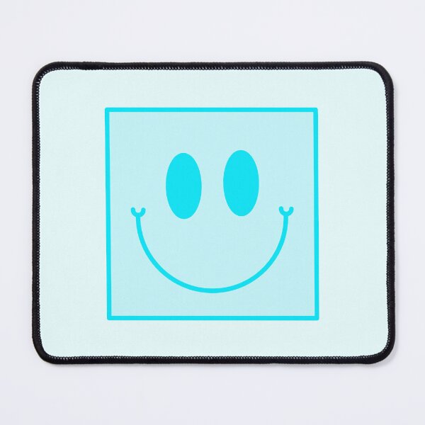 Item preview, Sky Blue Square Smiley Face designed and sold by EpicCreation.