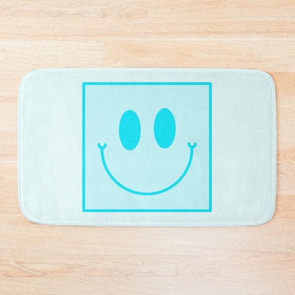 Item preview,  Sky Blue Square Smiley Face designed and sold by EpicCreation.