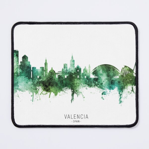 Item preview, Valencia Spain Skyline designed and sold by ArtPrints.