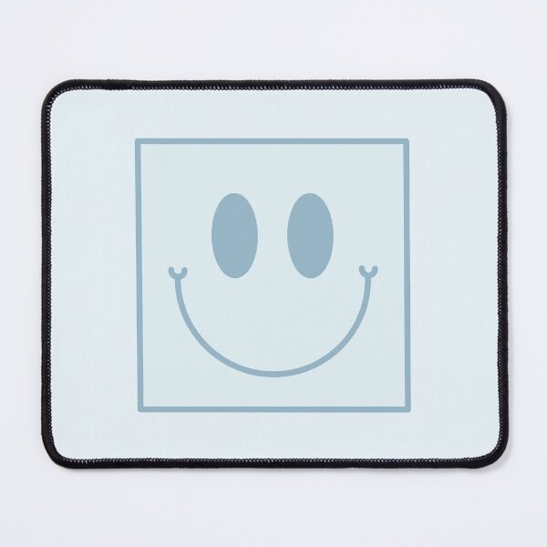Item preview, Dull Blue Square Smiley Face designed and sold by EpicCreation.
