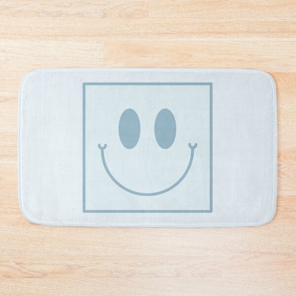 Item preview, Dull Blue Square Smiley Face designed and sold by EpicCreation.