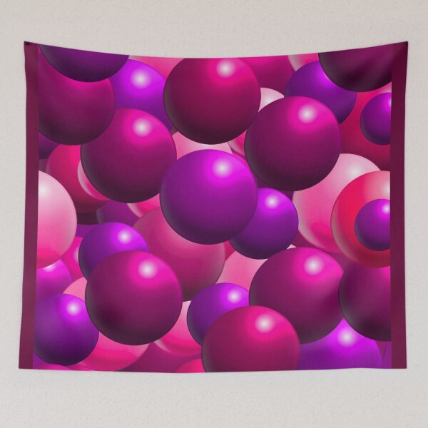 Item preview, Pattern Art Purple Shades balls designed and sold by chahakisha.