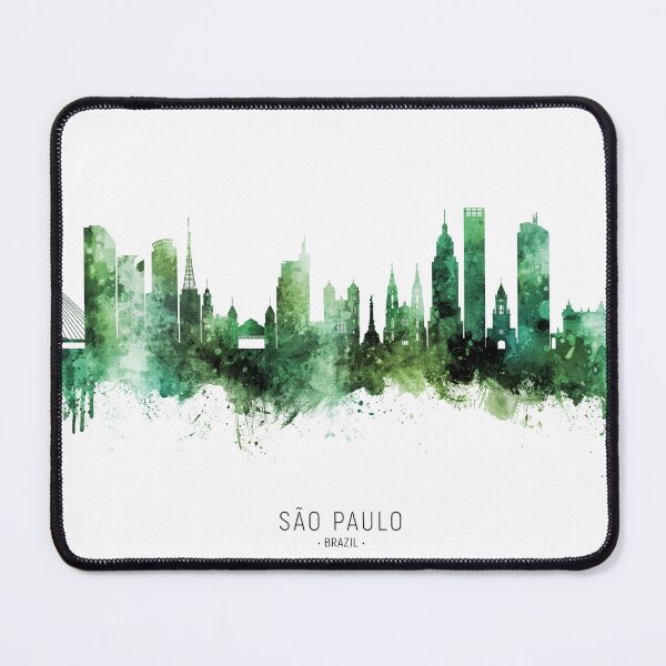 Item preview, São Paulo Skyline Brazil designed and sold by ArtPrints.