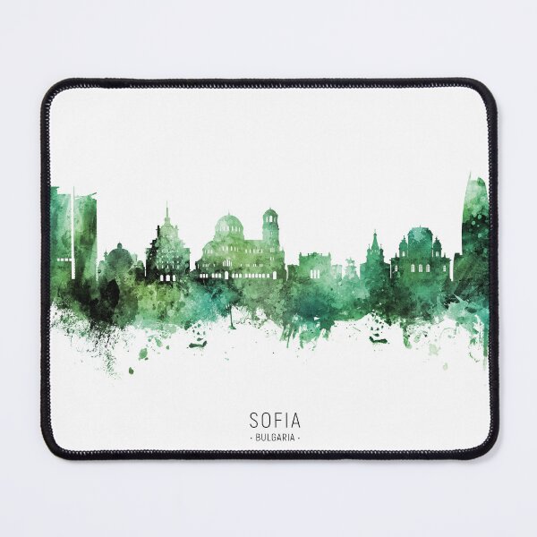Item preview, Sofia Bulgaria Skyline designed and sold by ArtPrints.