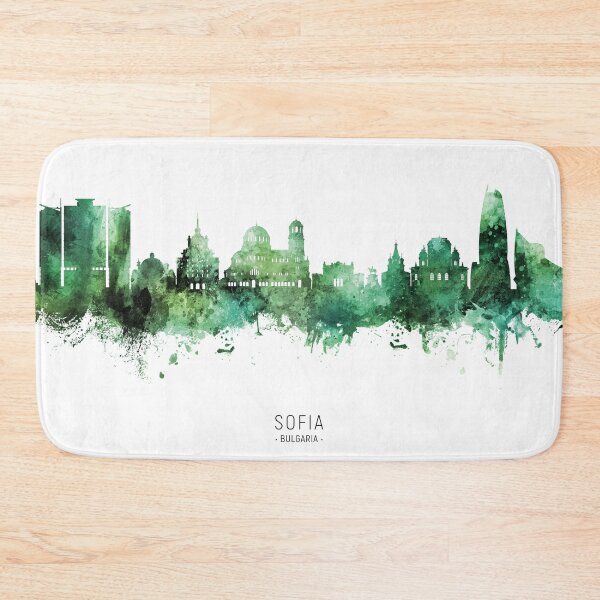 Item preview, Sofia Bulgaria Skyline designed and sold by ArtPrints.