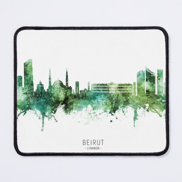 Item preview, Beirut Lebanon Skyline designed and sold by ArtPrints.
