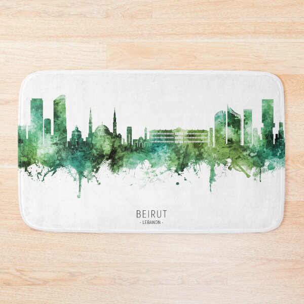 Item preview, Beirut Lebanon Skyline designed and sold by ArtPrints.