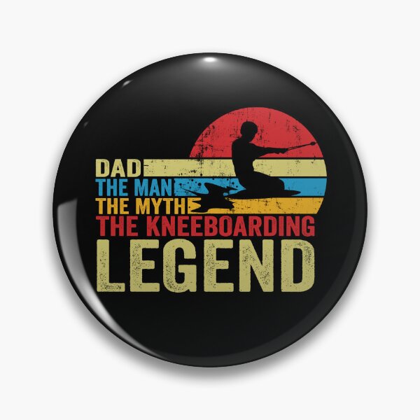 Item preview, dad the man the myth the kneeboarding legend - kneeboarding designed and sold by QUEEN-WIVER.
