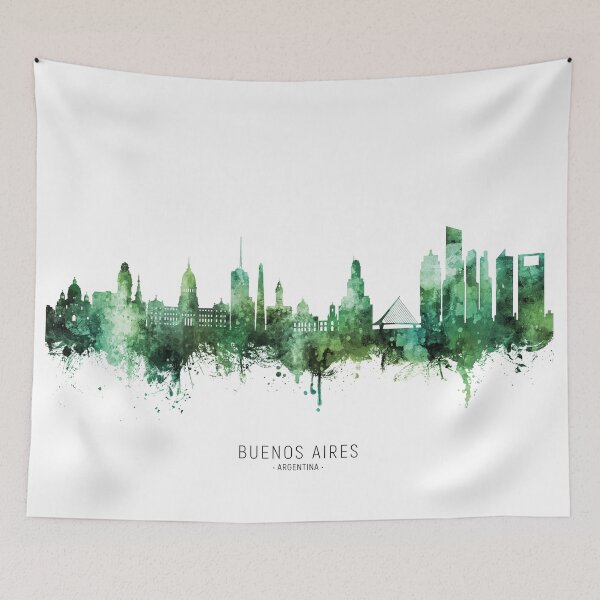 Item preview, Buenos Aires Argentina Skyline designed and sold by ArtPrints.