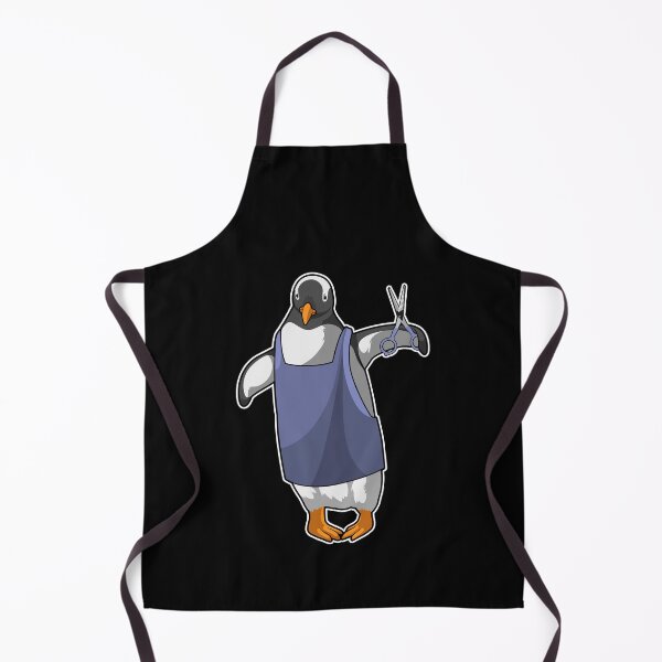 Item preview, Penguin as Hairdresser with Scissors designed and sold by Snabdesign84.