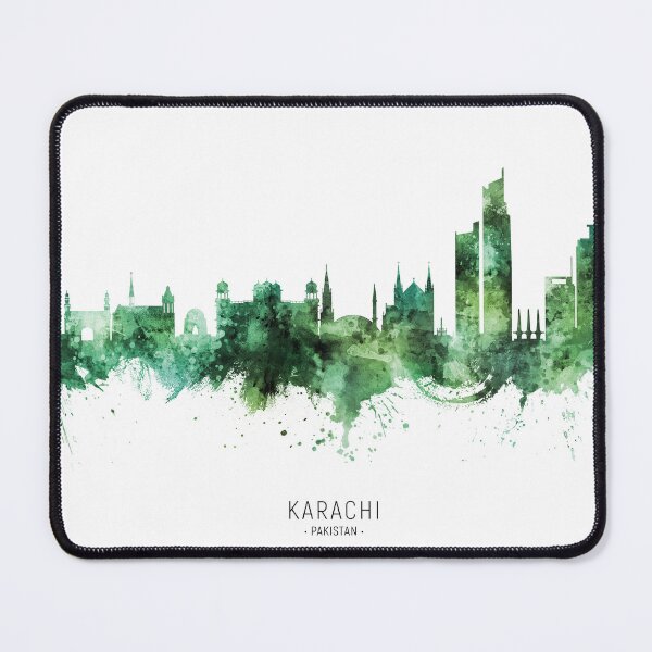 Item preview, Karachi Pakistan Skyline designed and sold by ArtPrints.