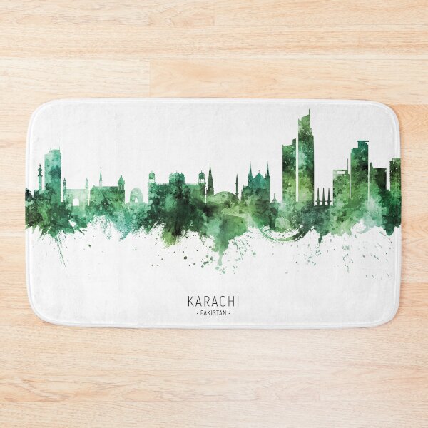 Item preview, Karachi Pakistan Skyline designed and sold by ArtPrints.