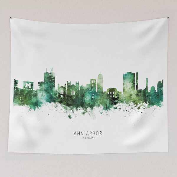 Item preview, Ann Arbor Michigan Skyline designed and sold by ArtPrints.