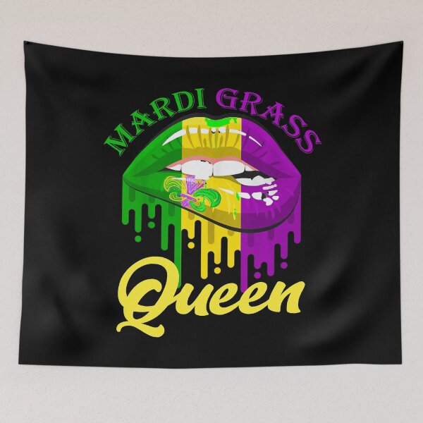 Item preview, Lips Mardi Gras Queen 2022  designed and sold by NesArt.