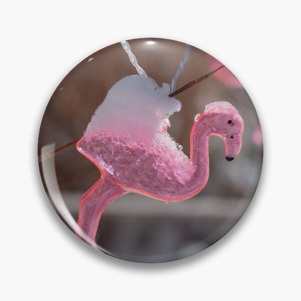 Item preview, Pink Flamingos Covered in Snow designed and sold by Spring Reilly.