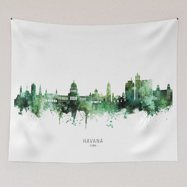 Item preview, Havana Cuba Skyline designed and sold by ArtPrints.