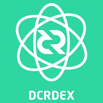 Artwork thumbnail, DCRDEX - DCR Turquoise © v1 (Design timestamped by https://timestamp.decred.org/) by OfficialCryptos