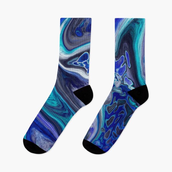 Item preview, Blue Abstract Geode designed and sold by SparkyMae.