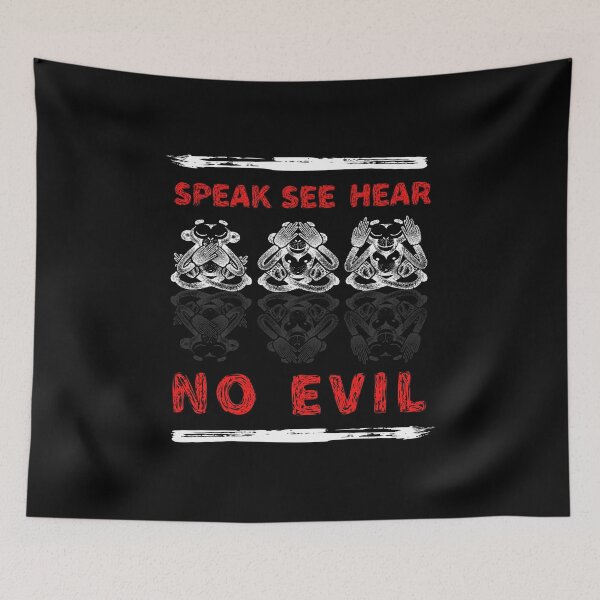 Item preview, 3 Wise Monkeys - Speak, See, Hear No Evil, designed and sold by laiwole.