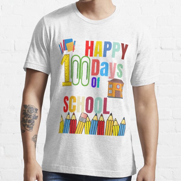 " Happy 100 Days Of School ,teachers, student, learner shirt " Tshirt