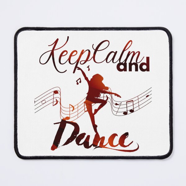 Item preview, Keep calm and dance quote sunset gradient dancing woman design designed and sold by PositiveStudio7.