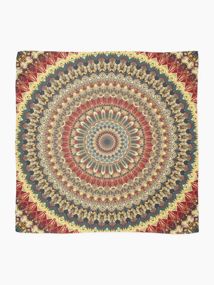 Thumbnail 2 of 3, Scarf, Mandala 194 designed and sold by Mandala Of Life.