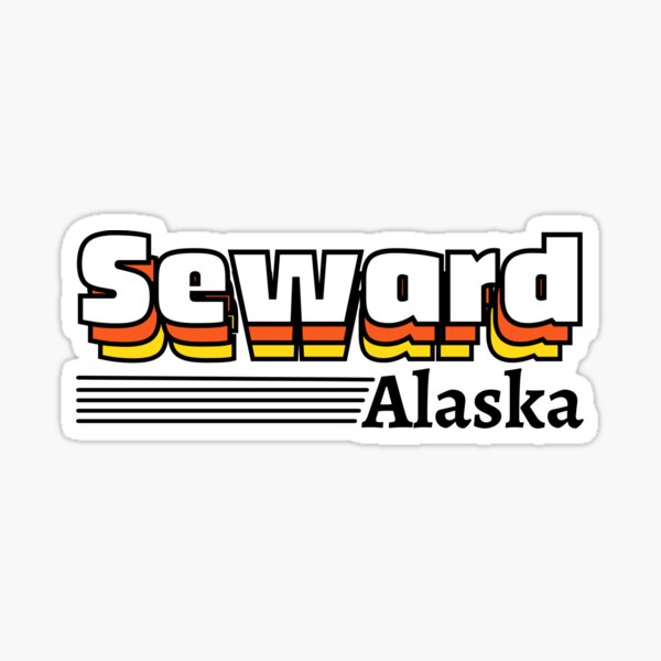"Seward Alaska" Sticker for Sale by catherinekifer Redbubble
