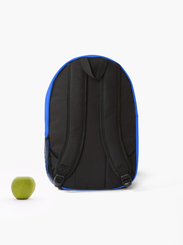 Thumbnail 2 of 3, Backpack, Not a fork - DCR Blue © v1 (Design timestamped by https://timestamp.decred.org/) designed and sold by OfficialCryptos.