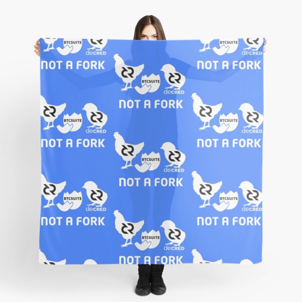 Not a fork - DCR Blue © v1 (Design timestamped by https://timestamp.decred.org/) Scarf