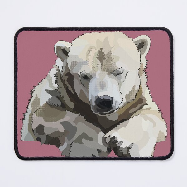 Item preview,  Polar Bear on Pink Background designed and sold by BeeFoxTree.