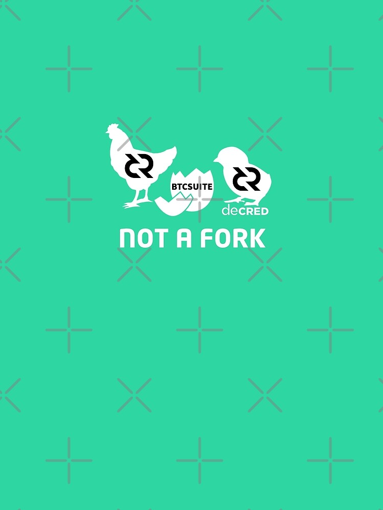 Not a fork - DCR Turquoise © v1 (Design timestamped by https://timestamp.decred.org/) by OfficialCryptos