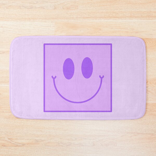 Item preview, Preppy Purple Square Smiley Face designed and sold by EpicCreation.