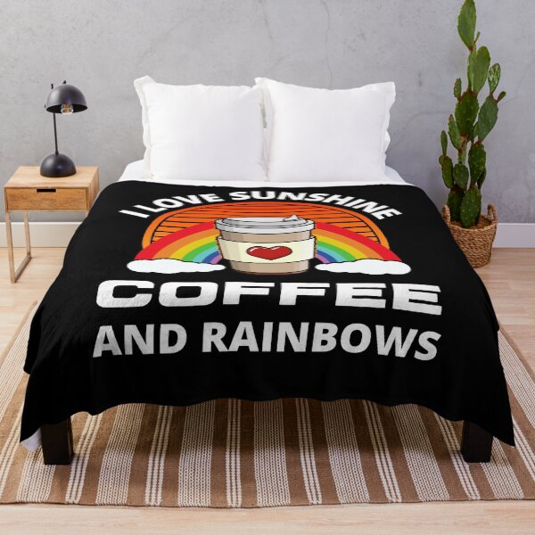 Item preview, I Love Sunshine Coffee And Rainbows - Funny Coffee Quote For Coffee Lovers designed and sold by RGRamsey.