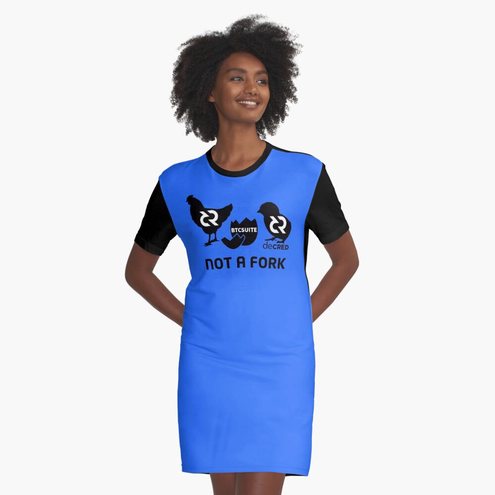 Item preview, Graphic T-Shirt Dress designed and sold by OfficialCryptos.