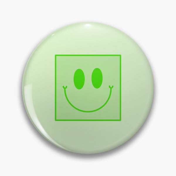 Item preview, Green Square Smiley Face designed and sold by EpicCreation.