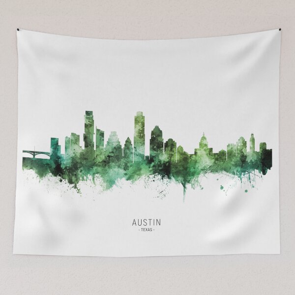 Item preview, Austin Texas Skyline designed and sold by ArtPrints.