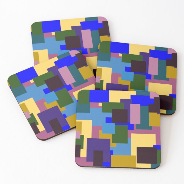 Item preview, Blocks Pattern Jeweltones designed and sold by DianeBP.