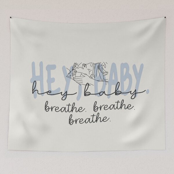 Item preview, hey, baby. breathe. breathe. breathe. designed and sold by Pinu92.
