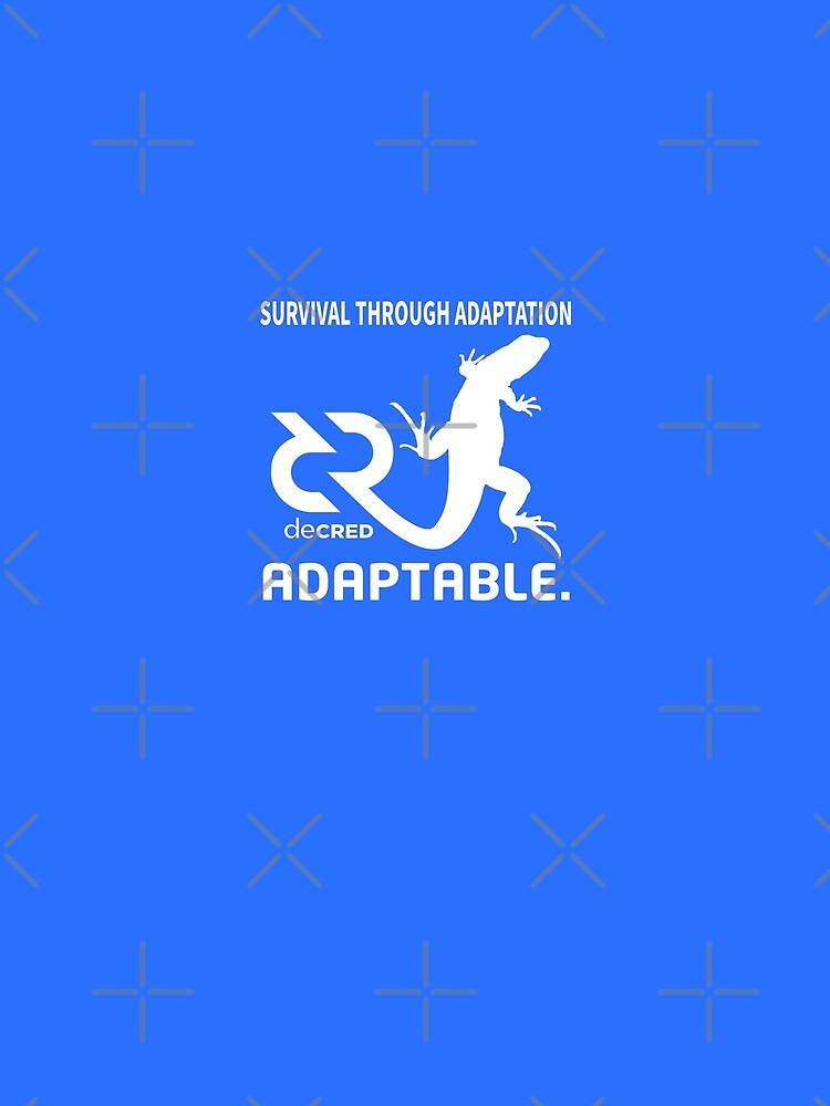 Decred Adaptable - DCR Blue © v1 (Design timestamped by https://timestamp.decred.org/) by OfficialCryptos