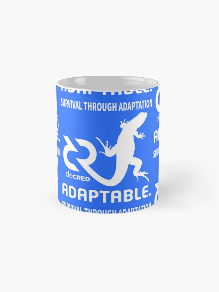 Thumbnail 4 of 6, Coffee Mug, Decred Adaptable - DCR Blue © v1 (Design timestamped by https://timestamp.decred.org/) designed and sold by OfficialCryptos.