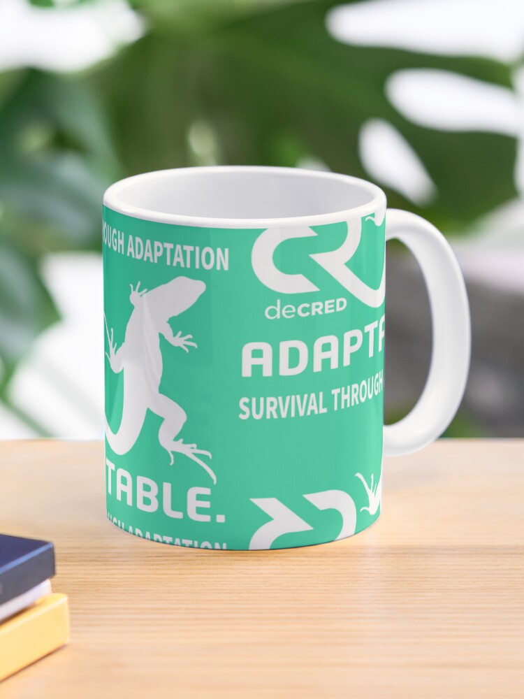 Thumbnail 1 of 6, Coffee Mug, Decred Adaptable - DCR Turquoise © v1 (Design timestamped by https://timestamp.decred.org/) designed and sold by OfficialCryptos.