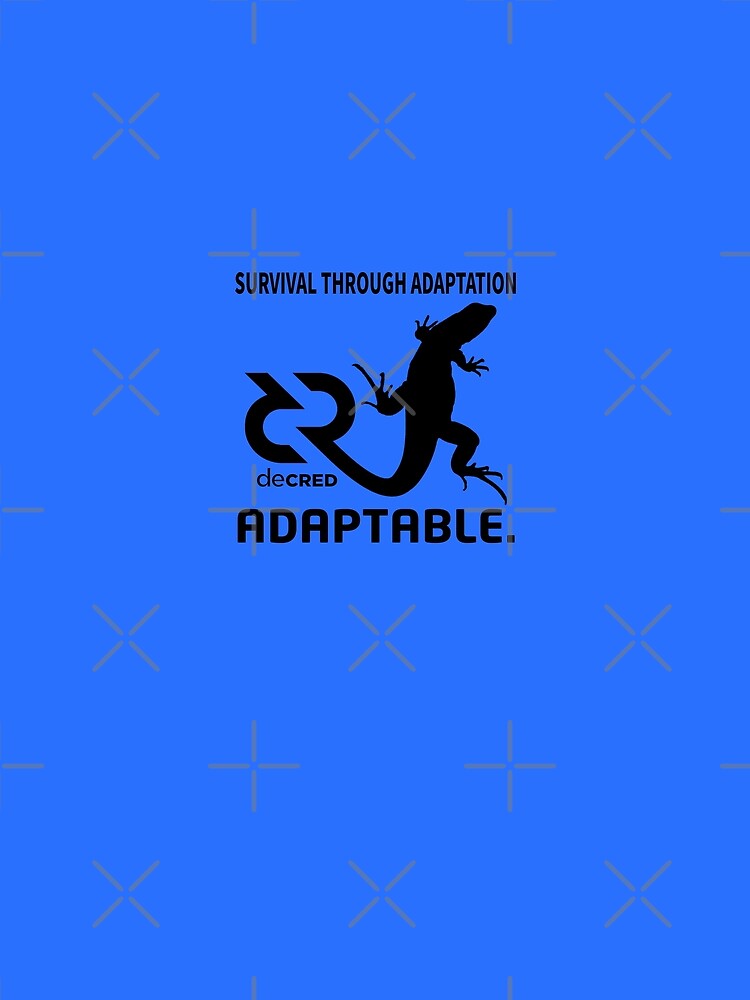 Decred Adaptable - DCR Blue © v2 (Design timestamped by https://timestamp.decred.org/) by OfficialCryptos