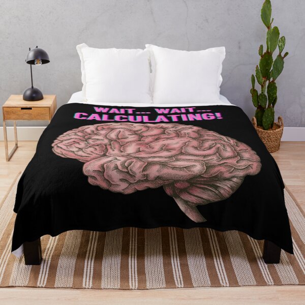 Item preview, An Exhausted Brain Illustration with Slogan designed and sold by beddreams.