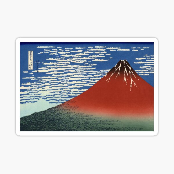 Item preview, Red Fuji - Hokusai designed and sold by AndresTorres.