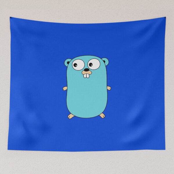 Aperçu de l'œuvre Go Golang Gopher T-shirt classique créée et vendue par KamilJelinek.