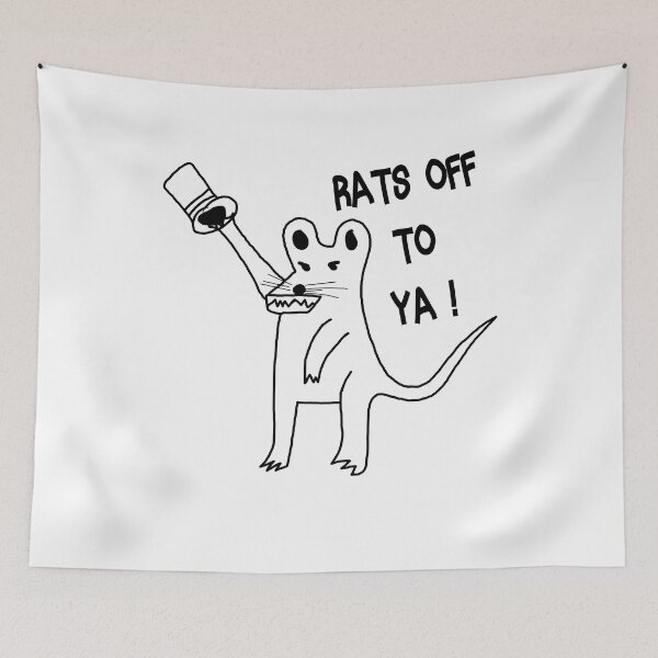 Item preview, Rats off to ya - Funny gift idea designed and sold by Yonshop.