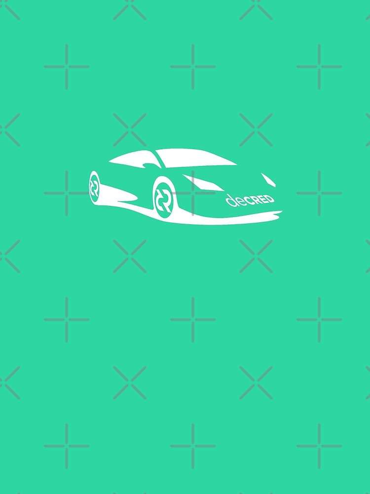 Decred sports car - DCR Turquoise © v2 (Design timestamped by https://timestamp.decred.org/) by OfficialCryptos
