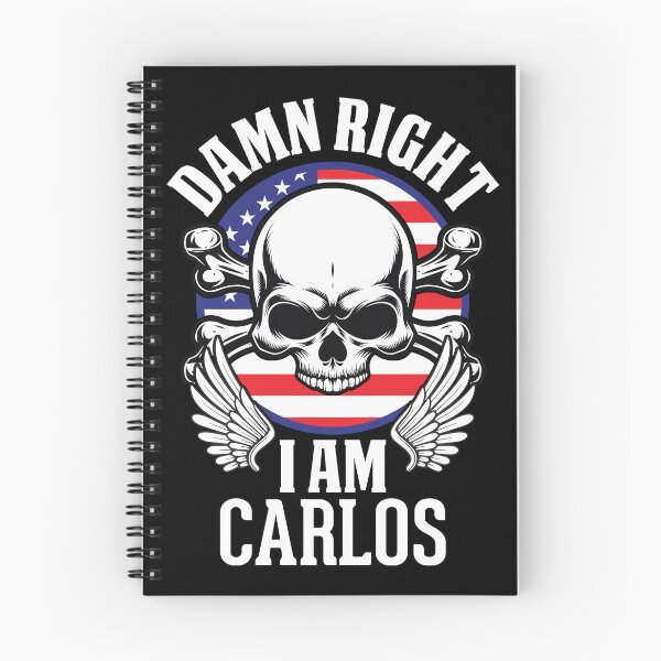 Item preview, Skull Lover Damn Right I Am Carlos designed and sold by ForeverInTime.
