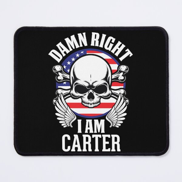 Item preview, Skull Lover Damn Right I Am Carter designed and sold by ForeverInTime.